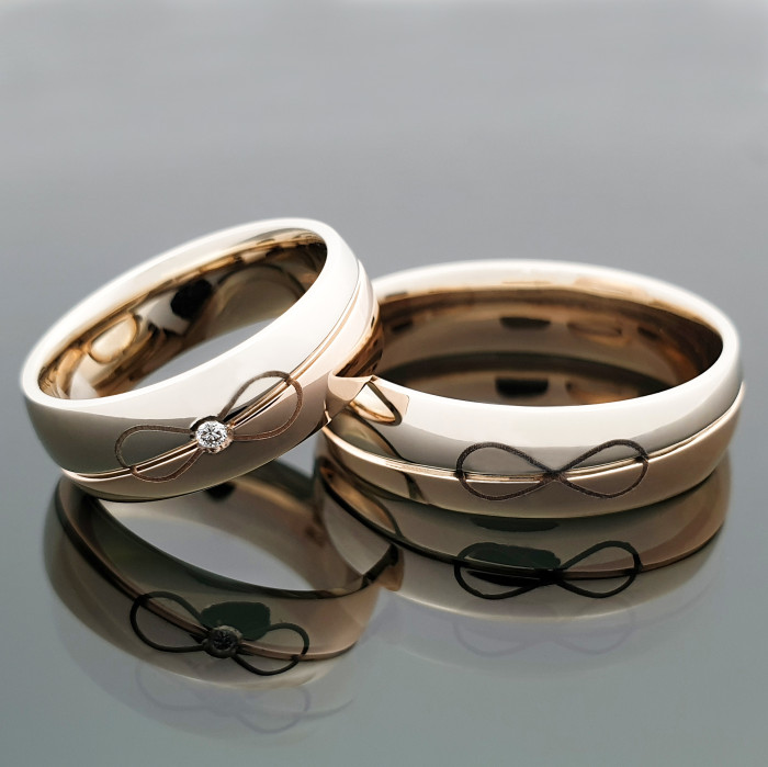 Vestuviniai žiedai "Begalybė" (vz109)